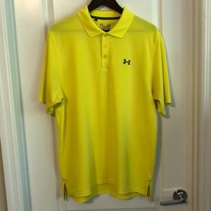 Yellow Under Armor Polo